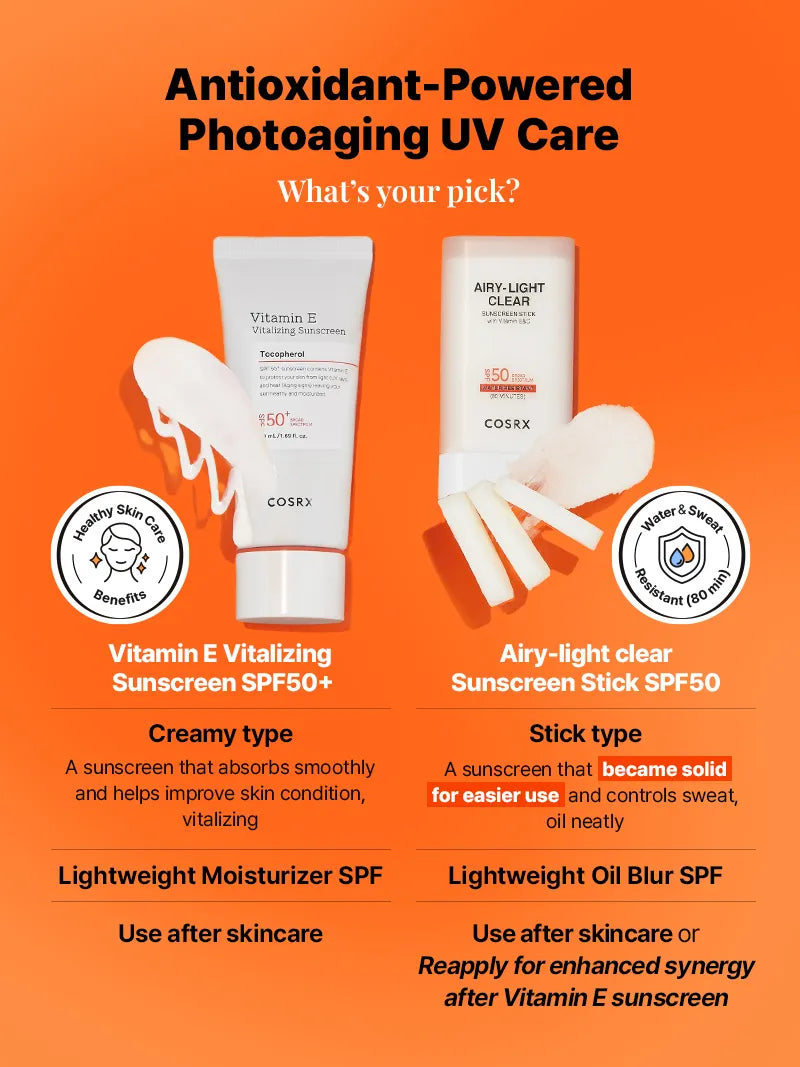 COSRX AIRY-LIGHT OIL CONTROL CLEAR SUNSCREEN STICK SPF 50 - Image 19